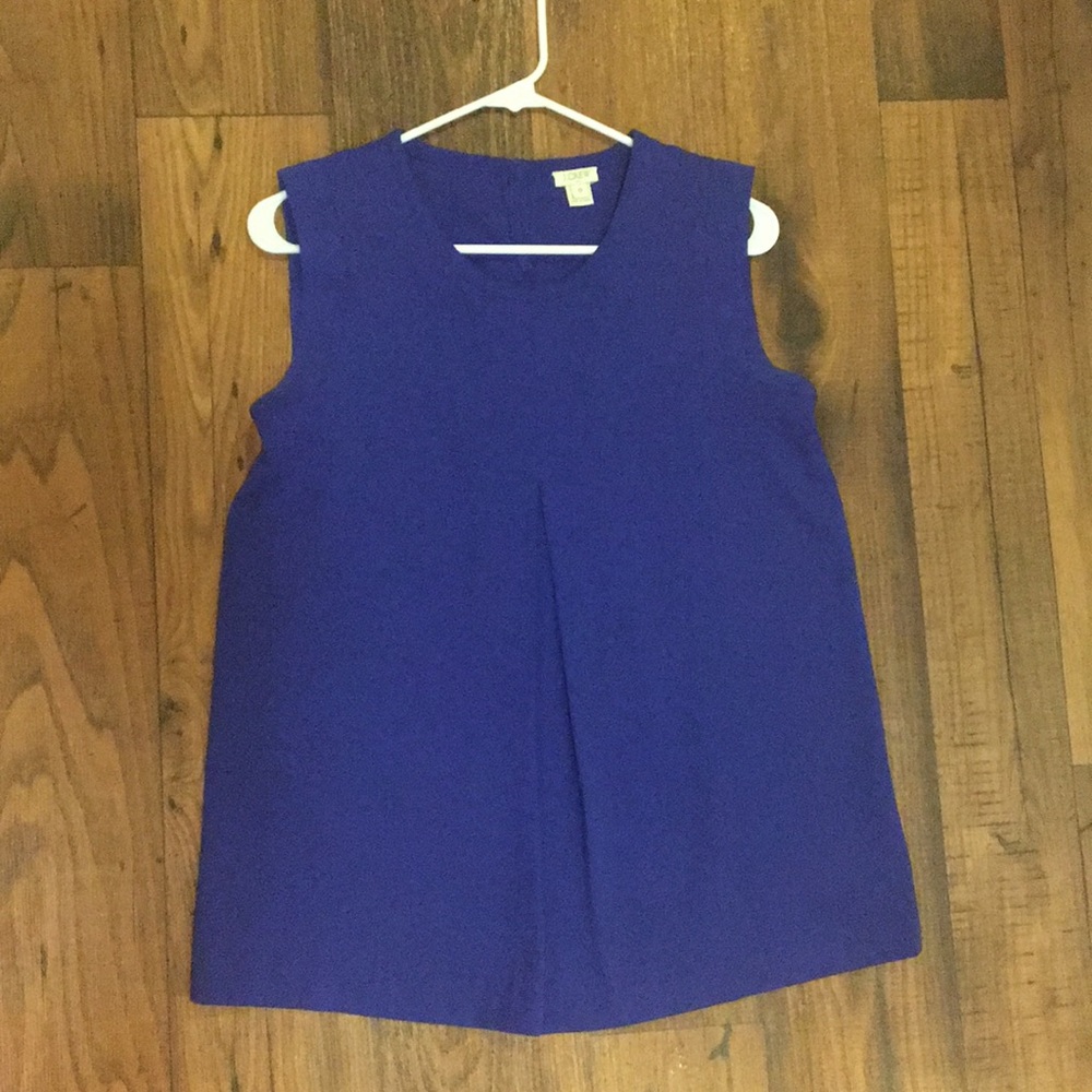 J.Crew Blue Flowy Top